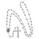 Jubilee Rosary in glossy metal s4