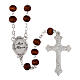 Wooden rosary with case, 0.2 in beads and official Jubilee 2025 logo s3