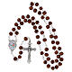 Wooden Rosary with box 5mm Official Jubilee 2025 Logo s5