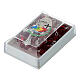 Red rosary of Jubilee 2025 Latin official logo with case, 0.2 in beads s6