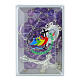 Jubilee Purple Glass Rosary with Box s4