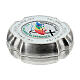Rosario metallo 4 mm e scatola Giubileo 2025 con logo s5