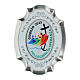 Rosario metallo 4 mm e scatola Giubileo 2025 con logo s7