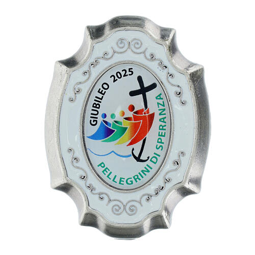 Rosario vetro azzurro 4 mm scatola logo ufficiale Giubileo 2025  7