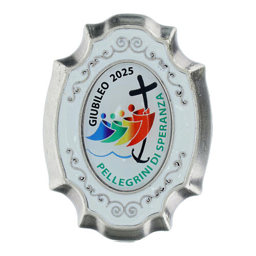 Official Jubilee 2025 pink glass rosary with box 4 mm 6