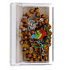 Wood rosary with 0.2 in beads and 2025 Jubilee box s2