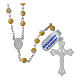 Rosario grani 6 mm madreperla argento 925 s2
