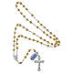Rosario grani 6 mm madreperla argento 925 s4