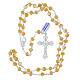 Rosario grani madreperla 8 mm argento 925 s4