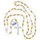 Rosary with 0.3x0.24 in oval mother-of-pearl beads and 925 silver s3