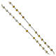 Chapelet argent 925 perles nacre 4 mm s3