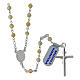 Rosario argento 925 grani madreperla 4 mm s2