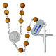 Carlo Acutis 925 Silver Rosary Olive Wood Beads, 5 mm s2
