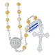 Rosario Carlo Acutis argento 925 grani madreperla 5 mm s2