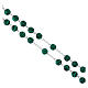 Rosario grani malachite 8 mm argento 925 s3