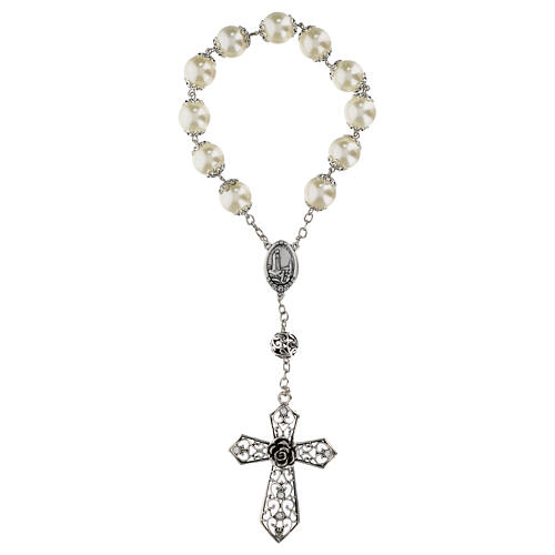 Dezena Nossa Senhora de Fátima efeito pérola 22 mm 1