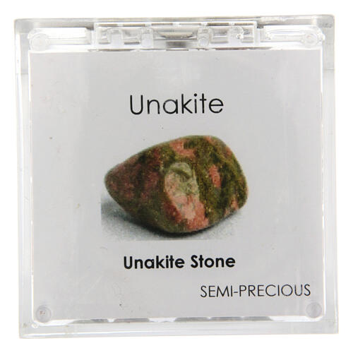 Rosario bronzato unakite 8mm 6