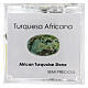 Rosario bronzato turchese africana 8mm s6