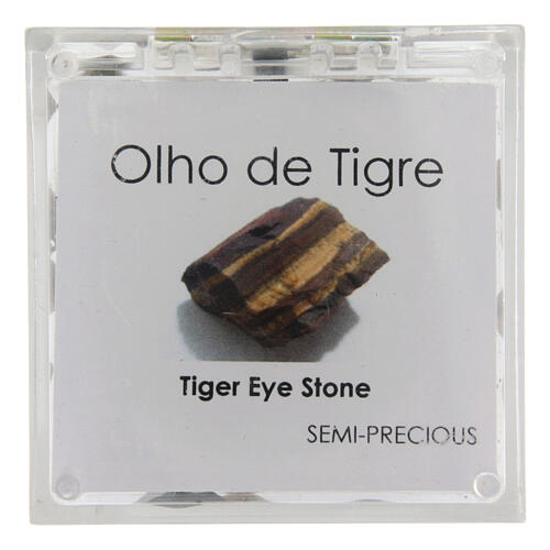 Bronzener Rosenkranz aus Tigeraugen-Perlen 8mm 6