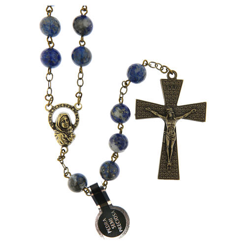 Różaniec z koralikami lapis lazuli, 8 mm 1