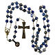 Bronzed Lapis Lazuli Rosary, 8mm s4
