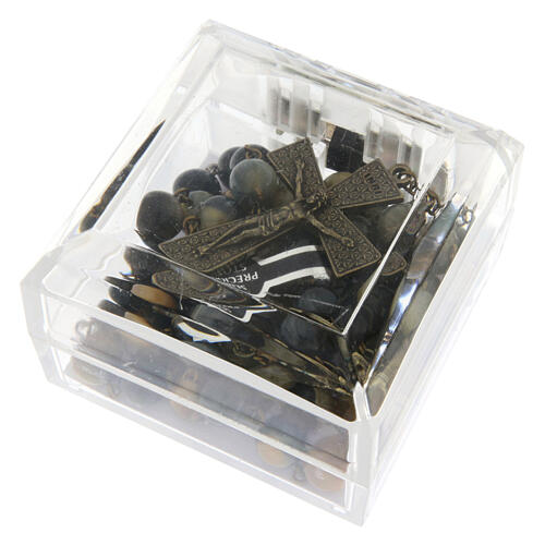 Chapelet bronze œil de tigre mixte 8 mm 5