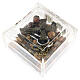 Rosario bronzato agata crazy 8mm s5