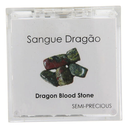 Terço efeito bronze jaspe sangue de dragão 8 mm 6