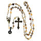 Bronze-coloured rosary with crazy agate beads of 0.24 in s4