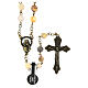 Rosario bronzato grani agata crazy 6mm s1