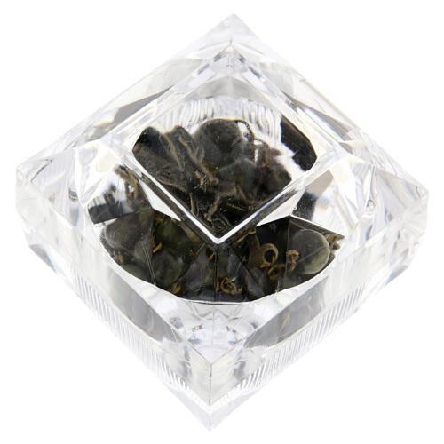 Bronzierter Rosenkranz Drachenblut Jaspis-Perlen 6mm 5