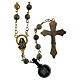 Chapelet bronze perles sang de dragon 6 mm s2