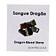 Chapelet bronze perles sang de dragon 6 mm s6