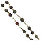 Rosary in Bronzed Dragon's Blood Stone, 6mm Beads s4
