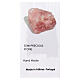 Rosario Madonna Miracolosa corda bianca quarzo rosa 6mm s5