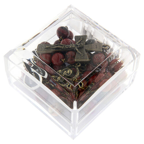 Rosary in Bronze Sardinian Jasper, 8mm 5