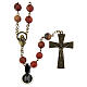 Rosary in Bronze Sardinian Jasper, 8mm s1