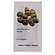 Chapelet corde marron Vierge en prière agate crazy 6 mm s5