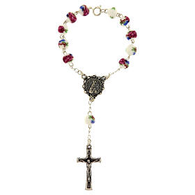 Fatima Decade Rosary with Plastic Beads, 8mm