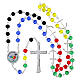 Jubilee 2025 rosary with 0.24 in colourful beads s5