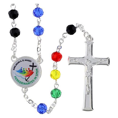 Jubilee 2025 Rosary Colored Beads, 6 mm 1