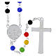 Rosary for Jubilee 2025, 0.24 in colourful beads s2