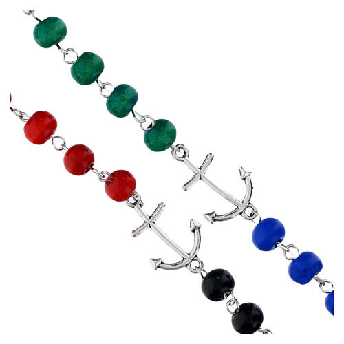 Jubilee 2025 Wood Rosary 6mm Colored Beads 3
