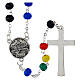 Jubilee 2025 Wood Rosary 6mm Colored Beads s2