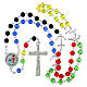 Jubilee 2025 rosary with 0.24 in colourful round beads s5