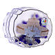 Chapelet bleu nuit verre 5 mm boîte logo officiel Jubilé 2025 s2