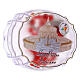 Caja San Pedro con rosario rojo vidrio 5mm logo Jubileo 2025 s2