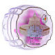 Chapelet rose en verre 5 mm avec boîte Jubilé 2025 s2
