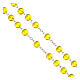5 mm Yellow Glass Jubilee 2025 Rosary with St Peter Case s4