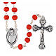 Rose-scented rosary with 0.2 in beads in Jubilee 2025 case s1